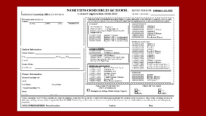 Paste reg card 