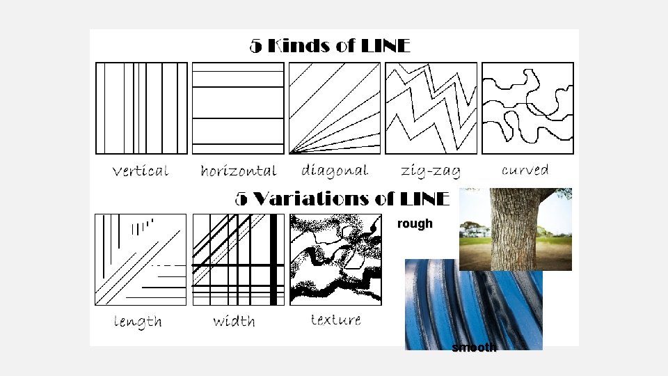 CUBIST STILL LIFE VOCABULARY Line A line is