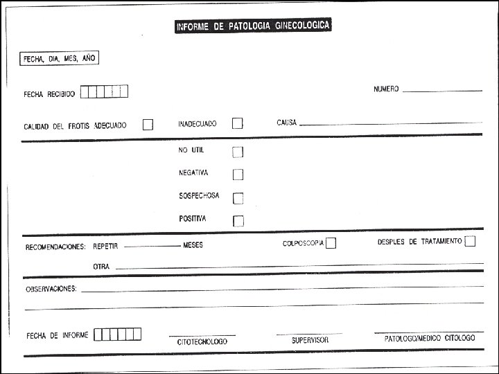 CITOLOGIA TOMA DE MUESTRA: 1. Raspado 2. Aspiración 3. Centrifugación 1. 2. 3. 4.