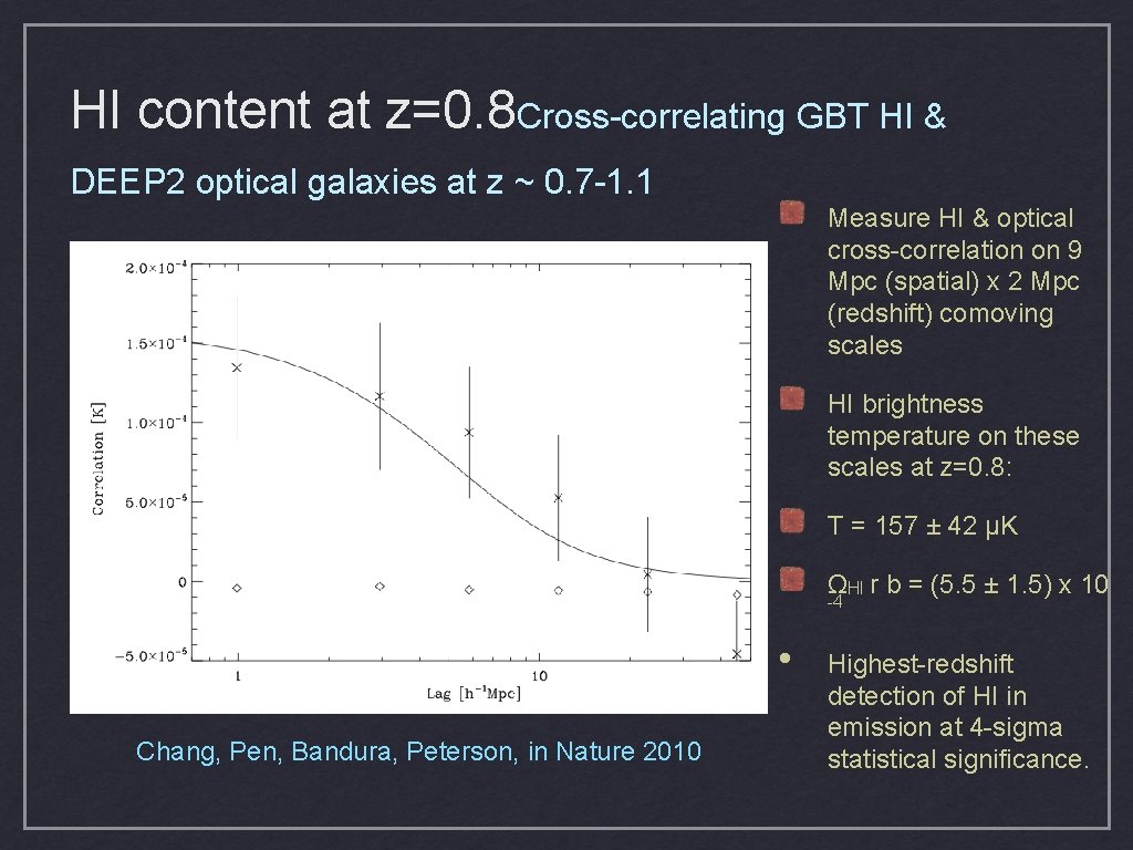 HI content at z=0. 8 Cross-correlating GBT HI & DEEP 2 optical galaxies at HI content at z=0. 8 Cross-correlating GBT HI & DEEP 2 optical galaxies at