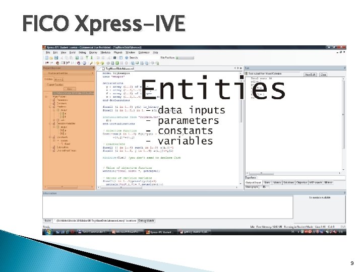 FICO Xpress-IVE 9 