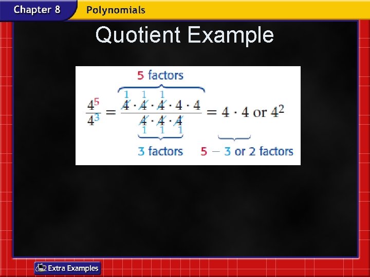 Quotient Example 