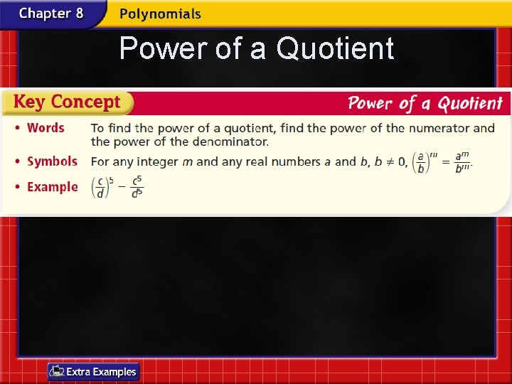 Power of a Quotient 