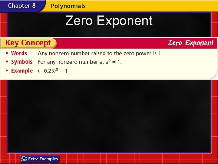 Zero Exponent 