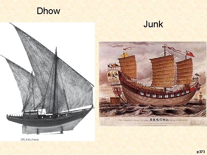 Dhow Junk p 373 