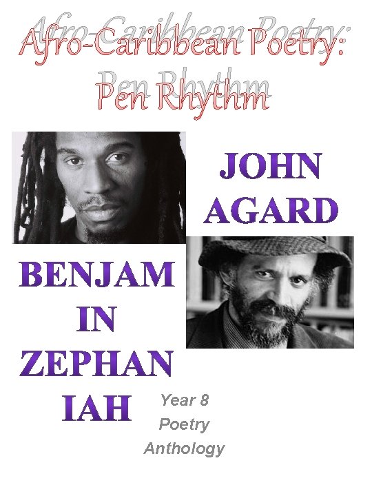 Afro-Caribbean Poetry: Pen Rhythm Year 8 Poetry Anthology 