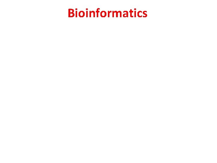 Bioinformatics 