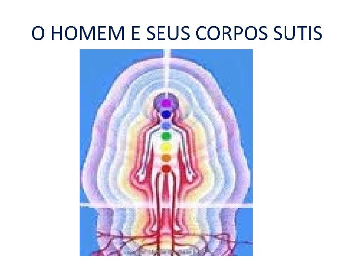 O HOMEM E SEUS CORPOS SUTIS 