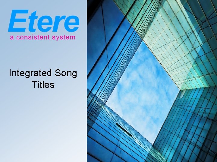 Music Television Special Features Etere For Music TV