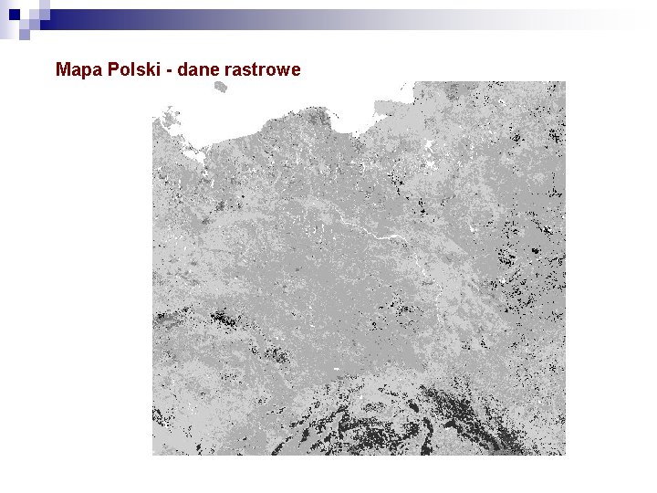 Mapa Polski dane rastrowe 