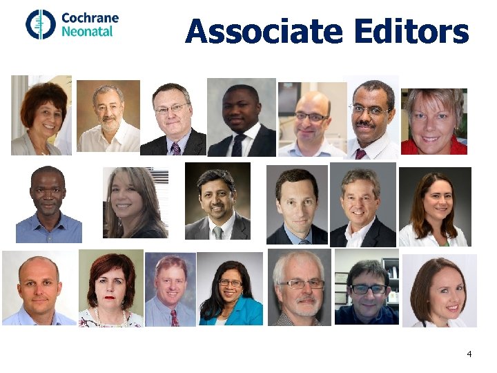 Associate Editors 4 