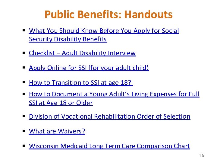 Public Benefits: Handouts § What You Should Know Before You Apply for Social Security