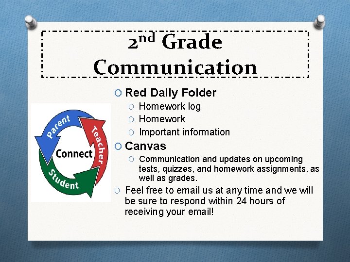 nd 2 Grade Communication O Red Daily Folder O Homework log O Homework O nd 2 Grade Communication O Red Daily Folder O Homework log O Homework O
