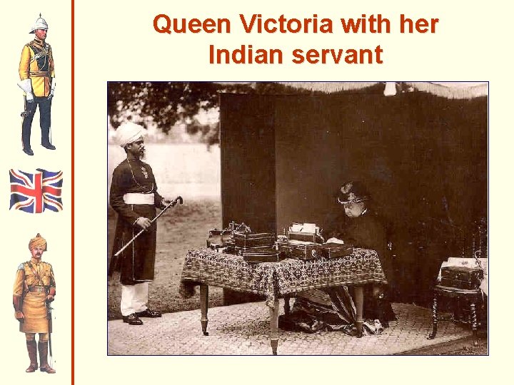 Queen Victoria with her Indian servant 