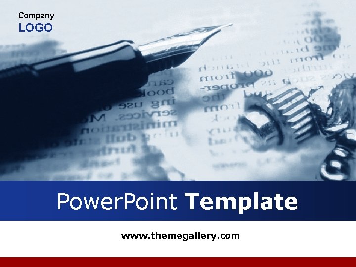 Company LOGO Power. Point Template www. themegallery. com 