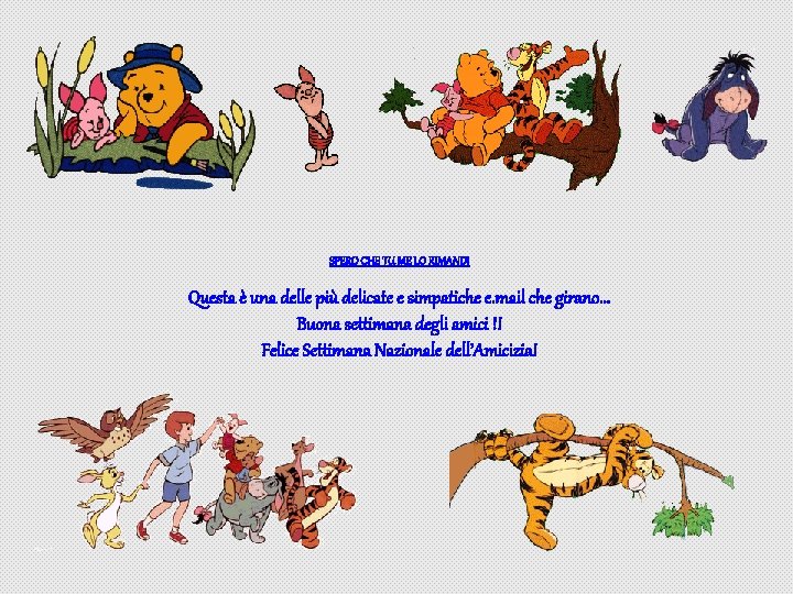  SPERO CHE TU ME LO RIMANDI Questa è una delle più delicate e