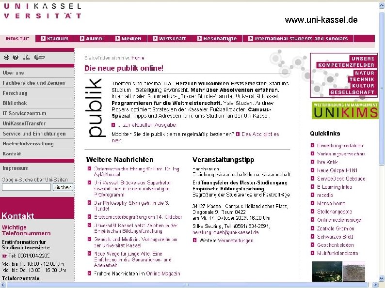 www. uni-kassel. de 