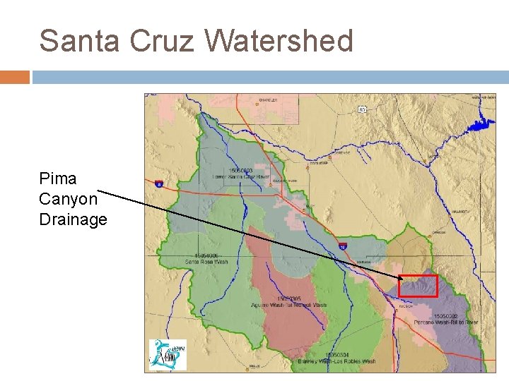 Santa Cruz Watershed Pima Canyon Drainage 