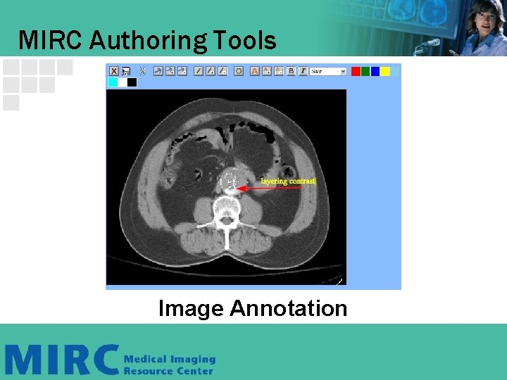 MIRC Authoring Tools Image Annotation 