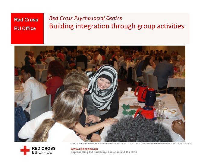 Red Cross EU Office Red Cross Psychosocial Centre Building integration through group activities 