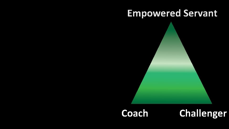 Empowered Servant Coach Challenger 