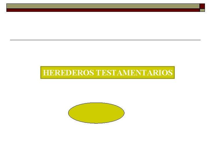 HEREDEROS TESTAMENTARIOS HEREDEROS TESTAMENTARIOS