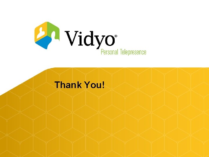 Thank You! Thank You!