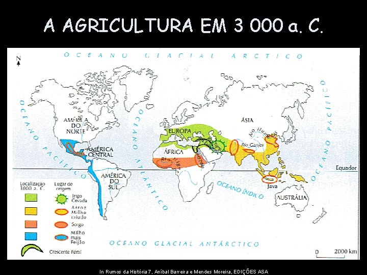 A AGRICULTURA EM 3 000 a. C. In Rumos da História 7, Aníbal Barreira