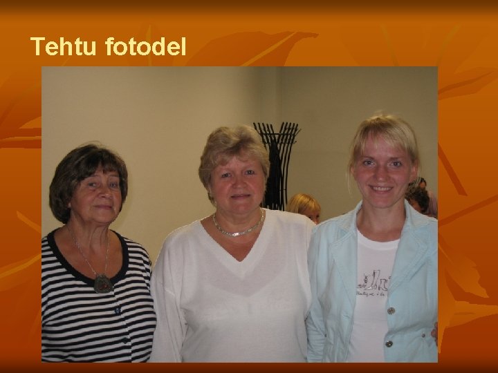 Tehtu fotodel 