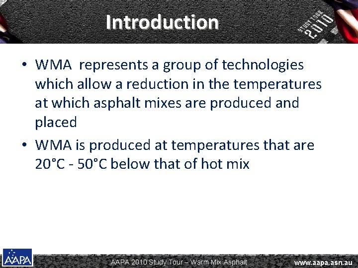 Introduction • WMA represents a group of technologies which allow a reduction in the