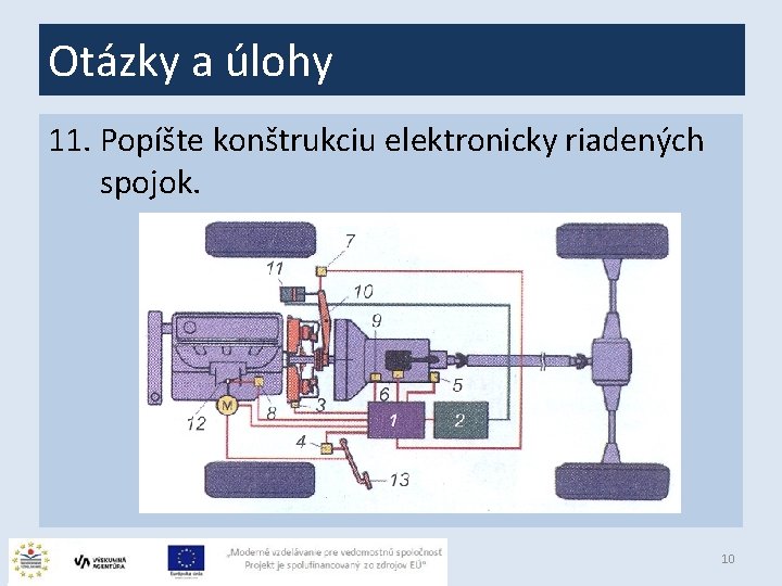 Otázky a úlohy 11. Popíšte konštrukciu elektronicky riadených spojok. 10 