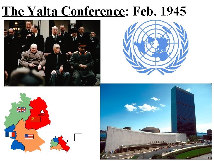 The Yalta Conference: Feb. 1945 Be rlin 