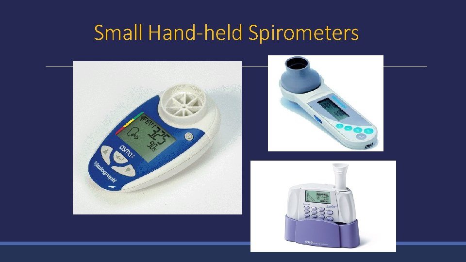 Small Hand-held Spirometers 