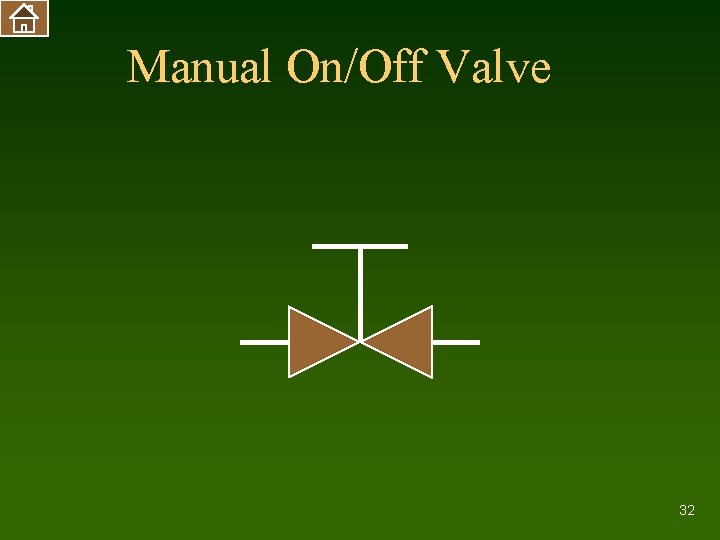 Manual On/Off Valve 32 
