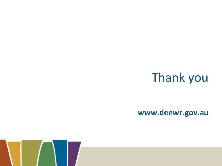 Thank you www. deewr. gov. au 