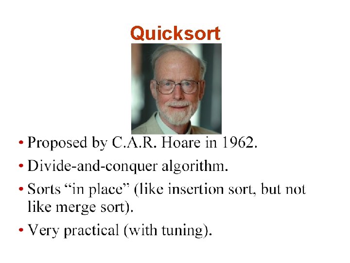 Quicksort 