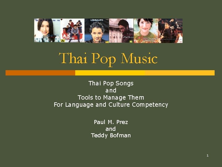 Thai Pop Music Thai Pop Songs and Tools to Manage Them For Language and