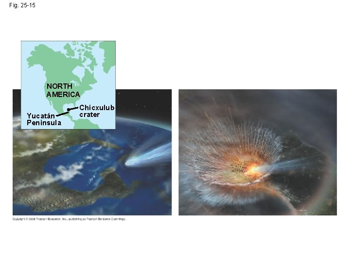 Fig. 25 -15 NORTH AMERICA Yucatán Peninsula Chicxulub crater 