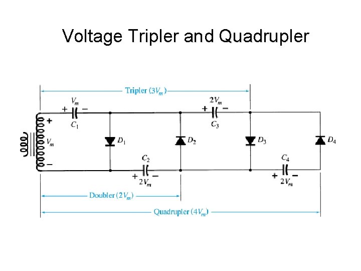 Voltage Tripler and Quadrupler 