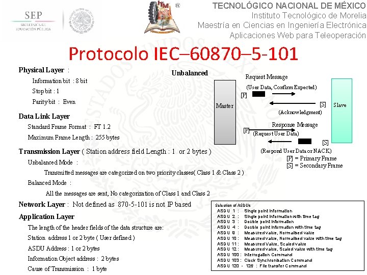 TECNOLÓGICO NACIONAL DE MÉXICO Instituto Tecnológico de Morelia Maestría en Ciencias en Ingeniería Electrónica