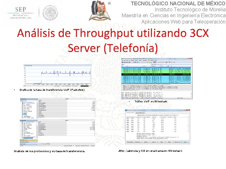 TECNOLÓGICO NACIONAL DE MÉXICO Instituto Tecnológico de Morelia Maestría en Ciencias en Ingeniería Electrónica