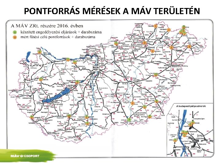 PONTFORRÁS MÉRÉSEK A MÁV TERÜLETÉN 