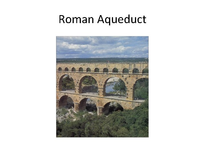 Roman Aqueduct 