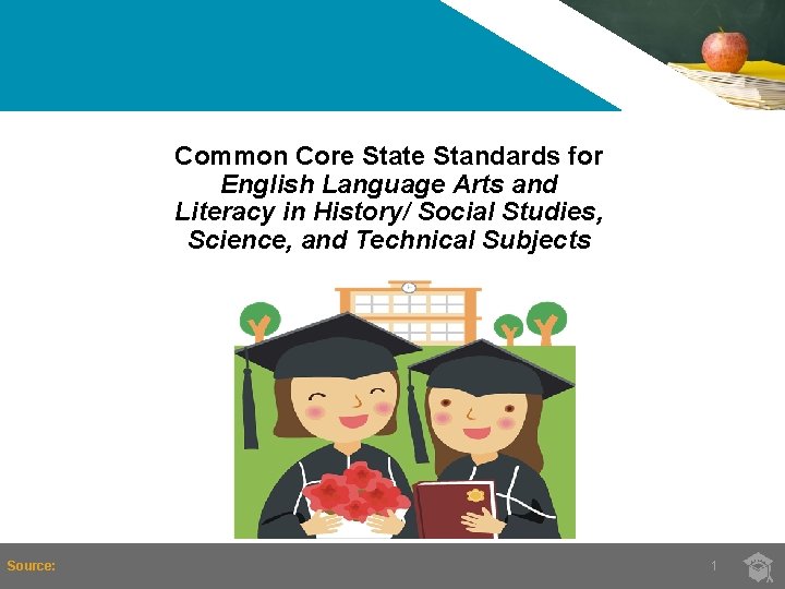 Common Core State Standards for English Language Arts and Literacy in History/ Social Studies,