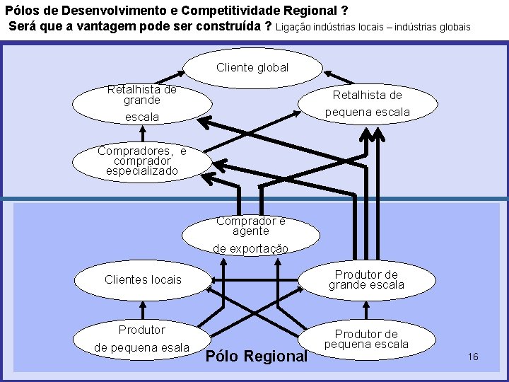 Pólos de Desenvolvimento e Competitividade Regional ? Será que a vantagem pode ser construída