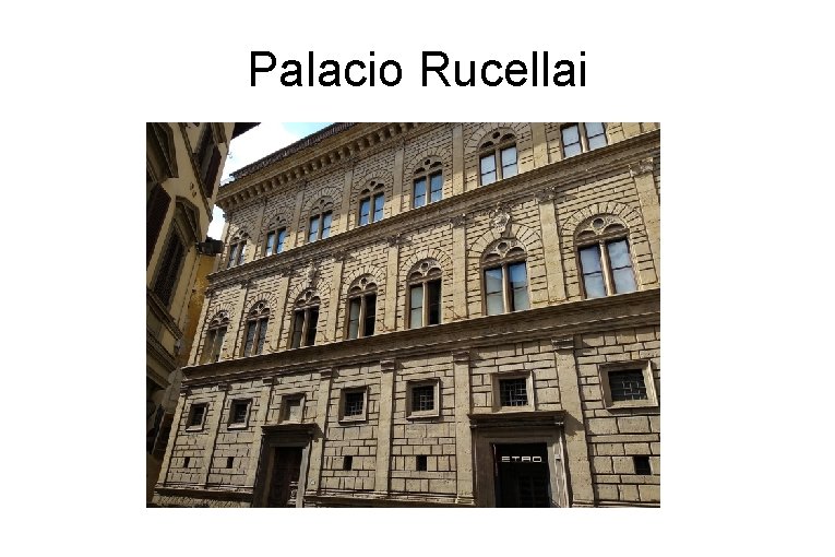 Palacio Rucellai 