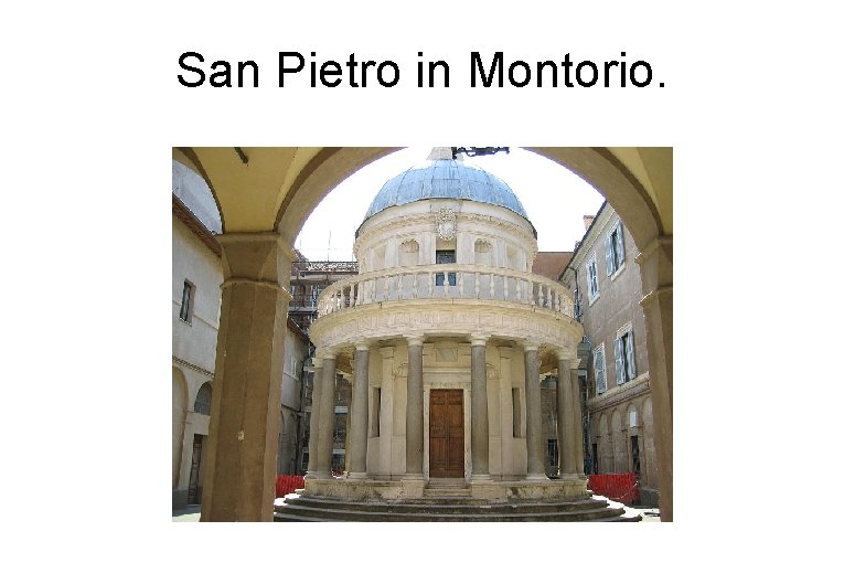 San Pietro in Montorio. 