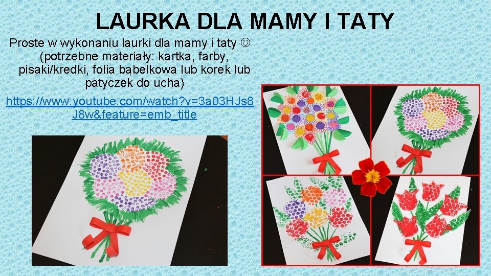 LAURKA DLA MAMY I TATY Proste w wykonaniu laurki dla mamy i taty (potrzebne