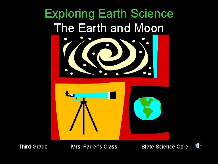 Exploring Earth Science The Earth and Moon Third Grade Mrs. Farrer’s Class State Science