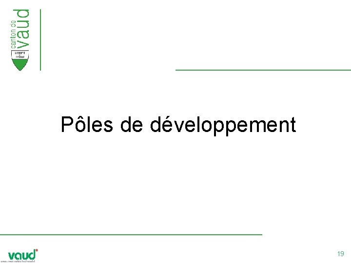 Pôles de développement 19 